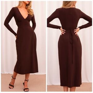 AYM Taylor Corset Back Tea Dress